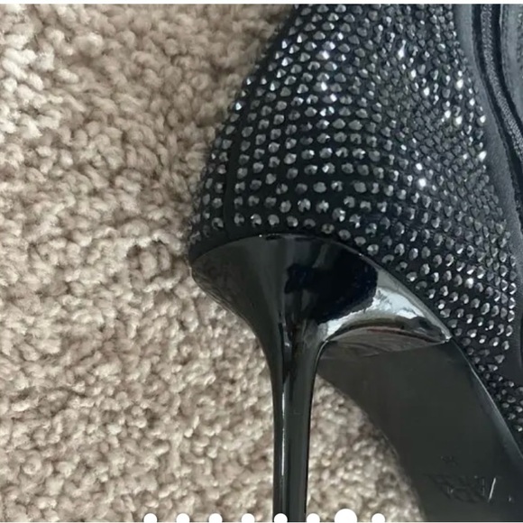 ZARA SHINY OPEN TOE HEELED BOOTS
BLACK SIZE 7.5 - Picture 3 of 6